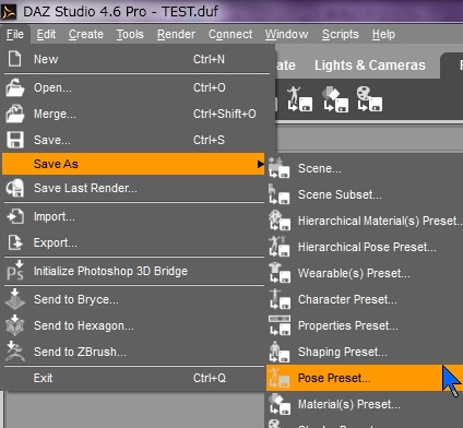プリセット保存の方法について。 プリセット保存の方法について。
