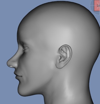130815_D　天川和香　Create3D　【Daz Studio4.6】ル・アを作る。顔のポリゴンを修正する。0167